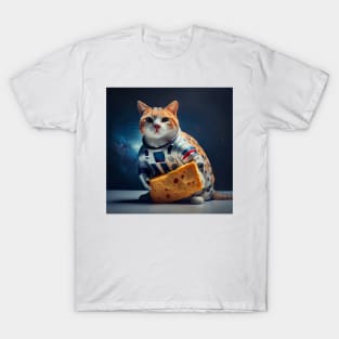 Astro Cat with Cheese T-Shirt